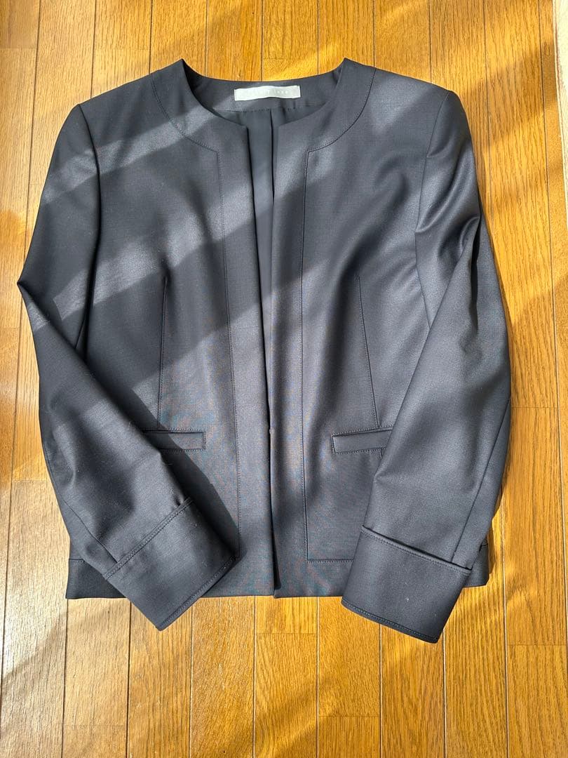 エグゼクティブ　ワンピース　ジャケット　セットアップ　36 ネイビー　紺