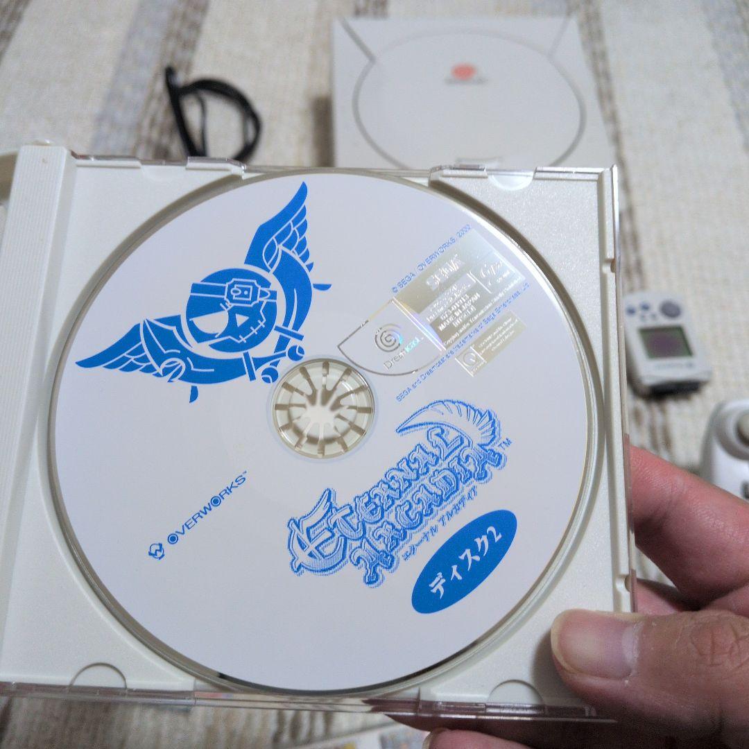 【動作確認OK】【メンテナンス品】セガ ドリームキャスト 本体とソフト２本付き