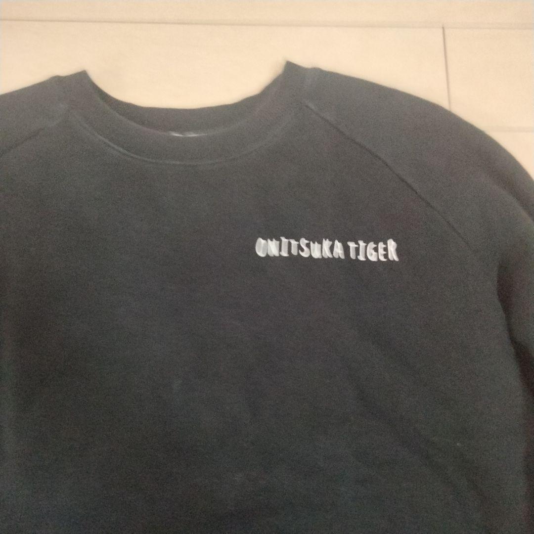 美品　Onitsuka Tiger ブラック スウェット