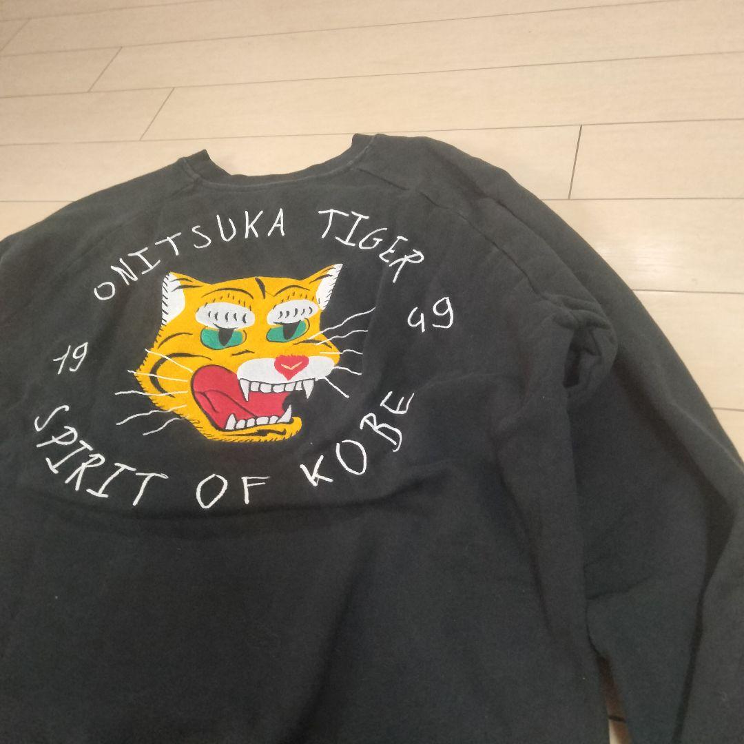 美品　Onitsuka Tiger ブラック スウェット