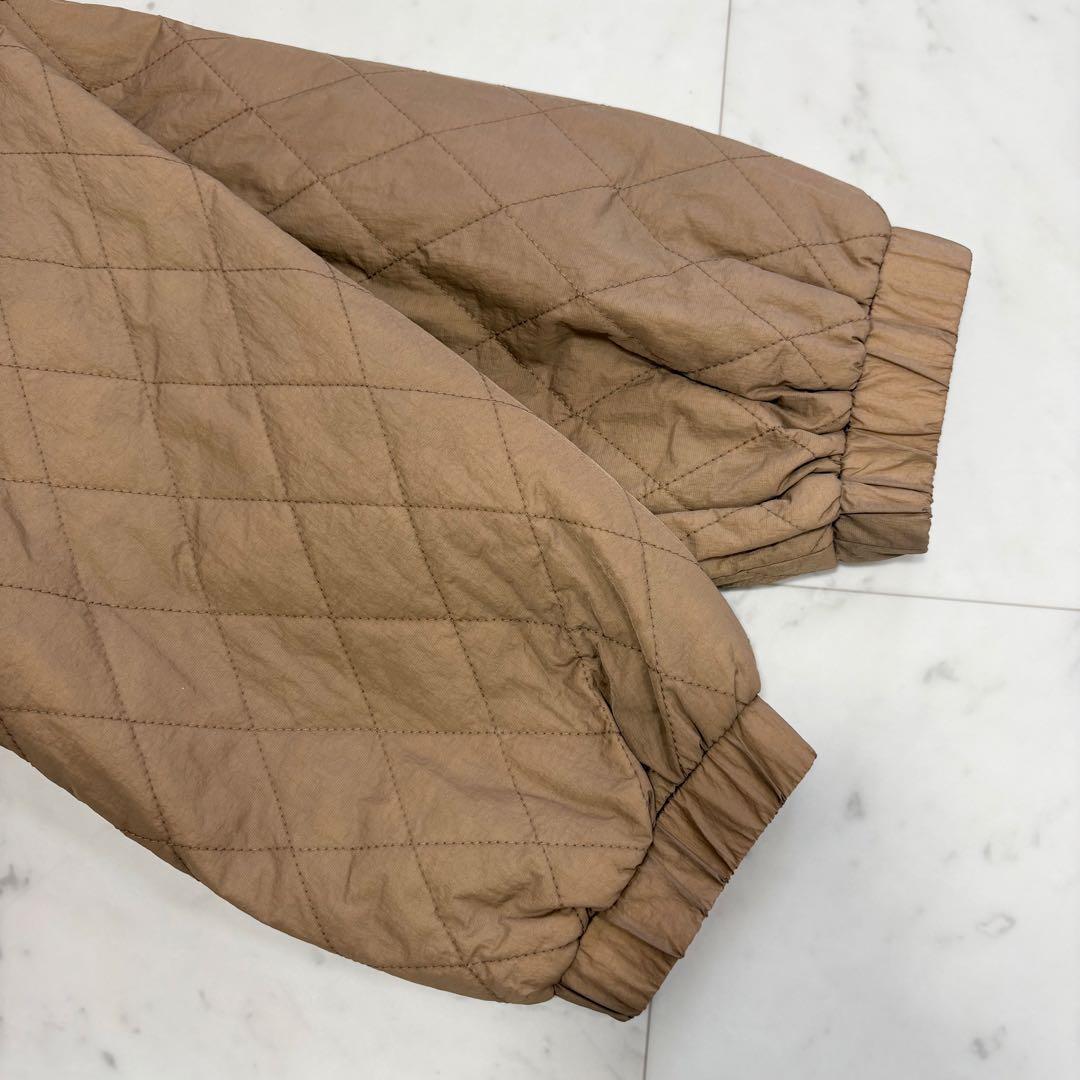 極美品✨ビアズリー　バルーン袖キルトコート　キャメル　ロングコート　キルティング