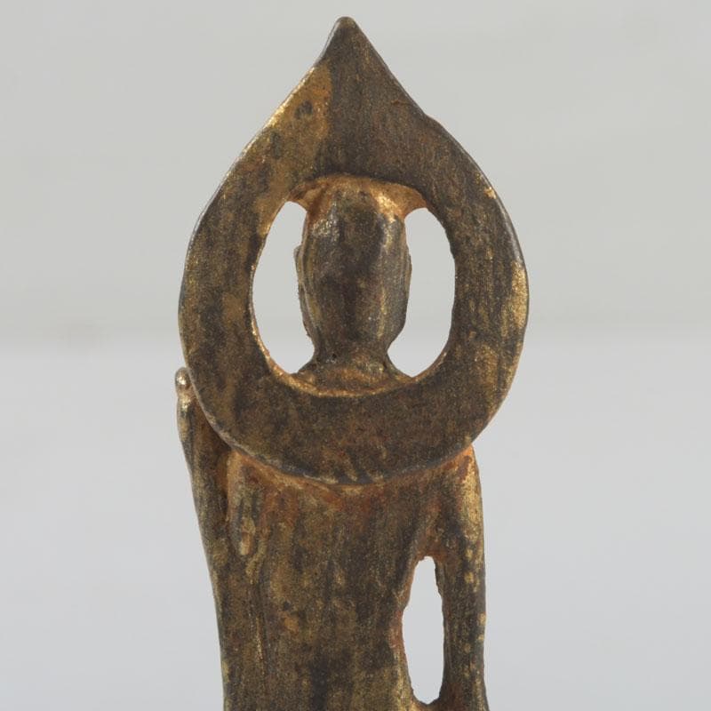 仏教美術　古銅鍍金　朝鮮仏　仏像　置物　V　9578