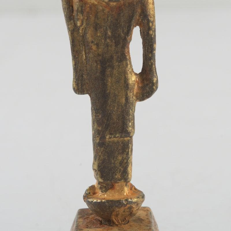 仏教美術　古銅鍍金　朝鮮仏　仏像　置物　V　9578