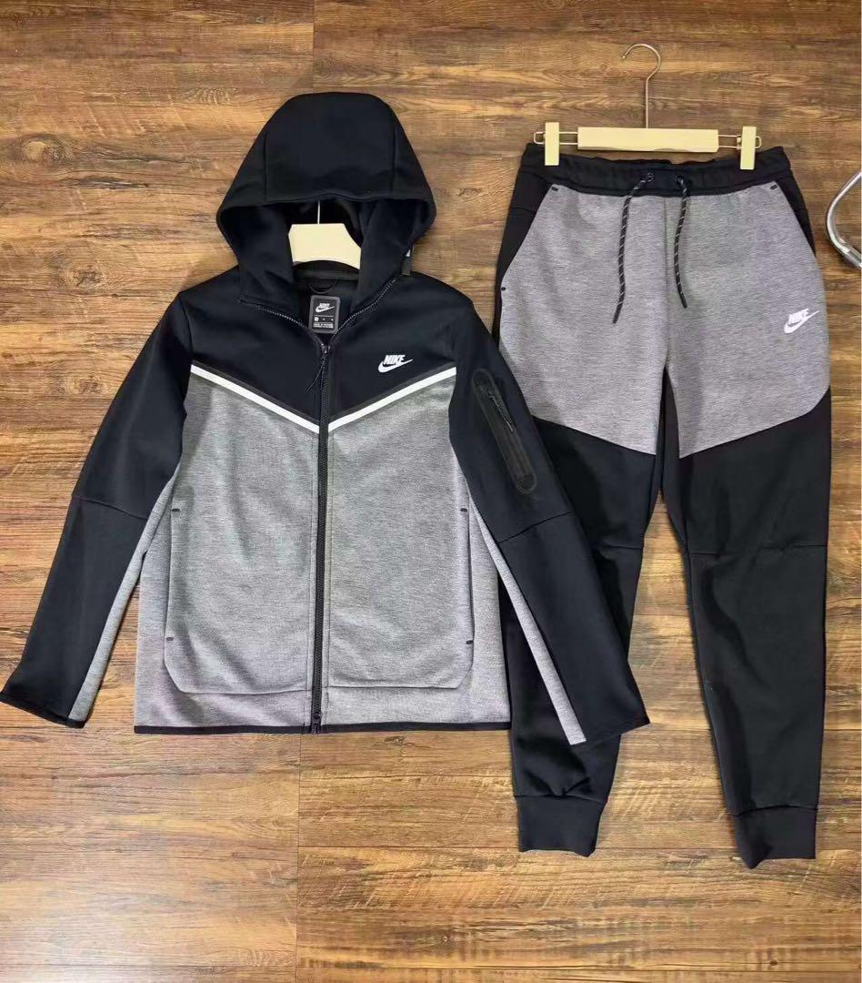 NIKE Tech Fleece セットアップ ブラック × グレーb