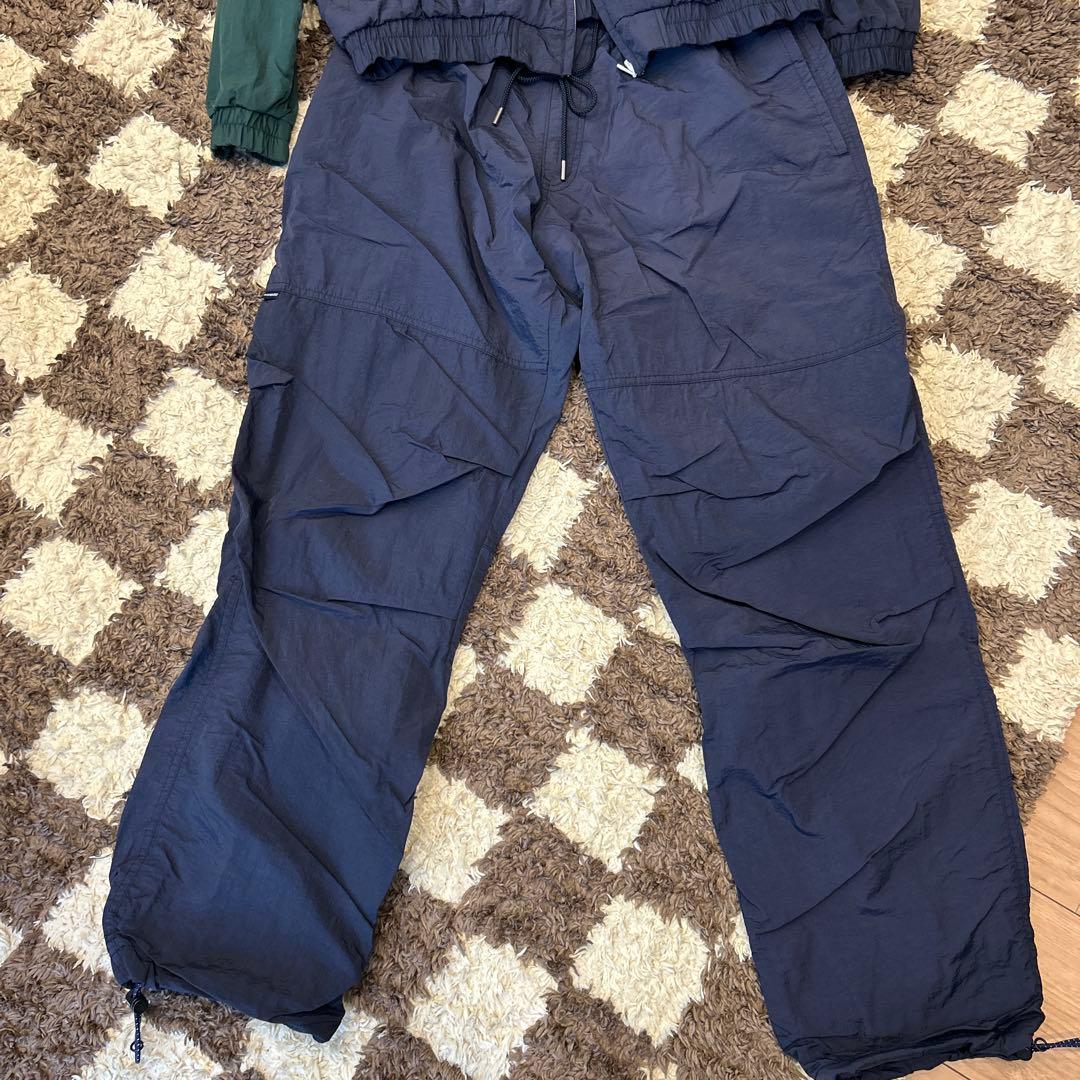 INTERBREEDジャージ上下セット ネイビー/グリーン