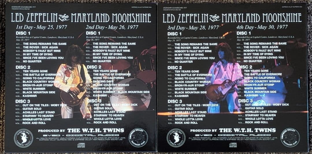 レッド・ツェッペリン:メリーランドの月明かり⭐️12CD BOX