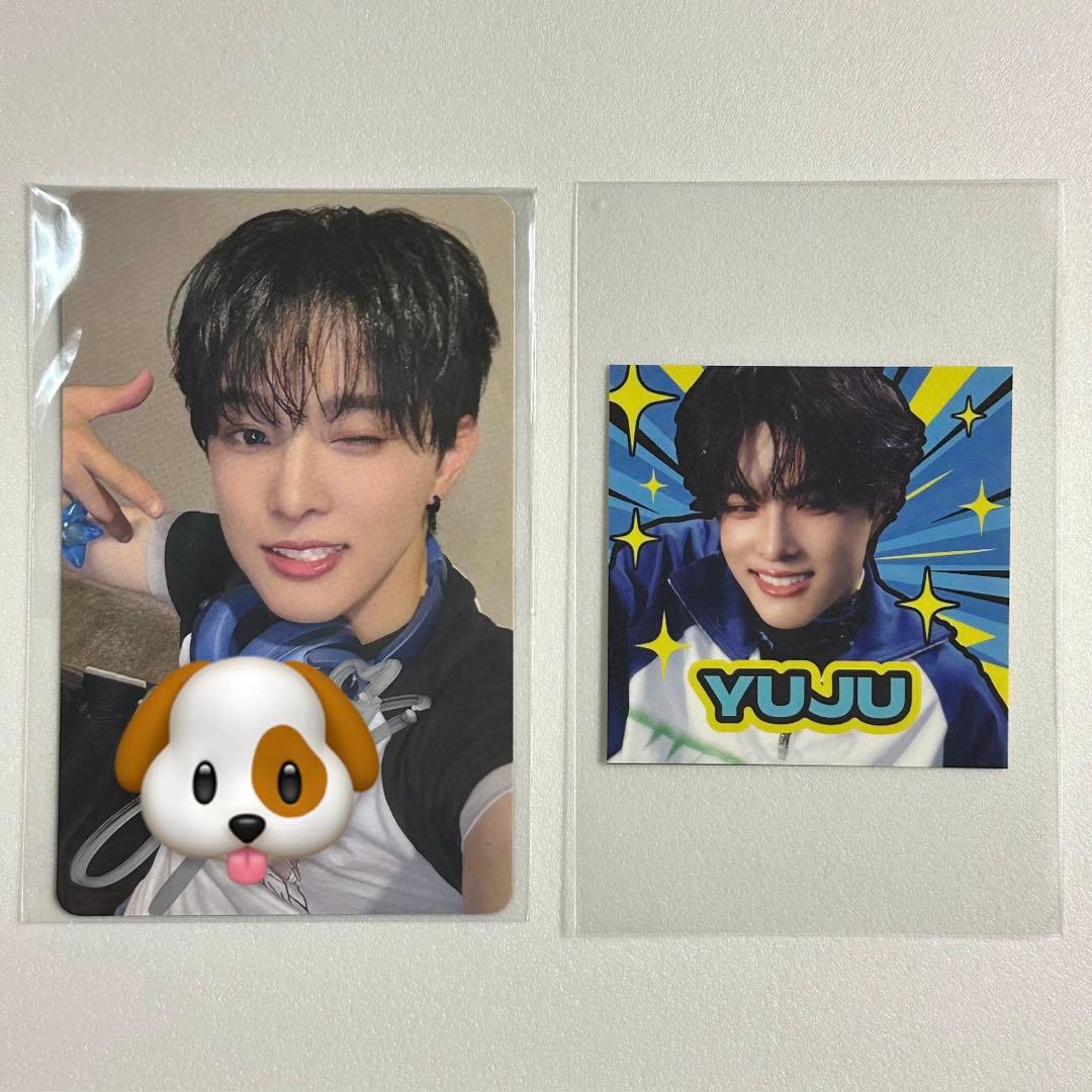 aoen 優樹 YUJU ユニバ ラキドロ 第3弾 サイン入り 初めましてシール