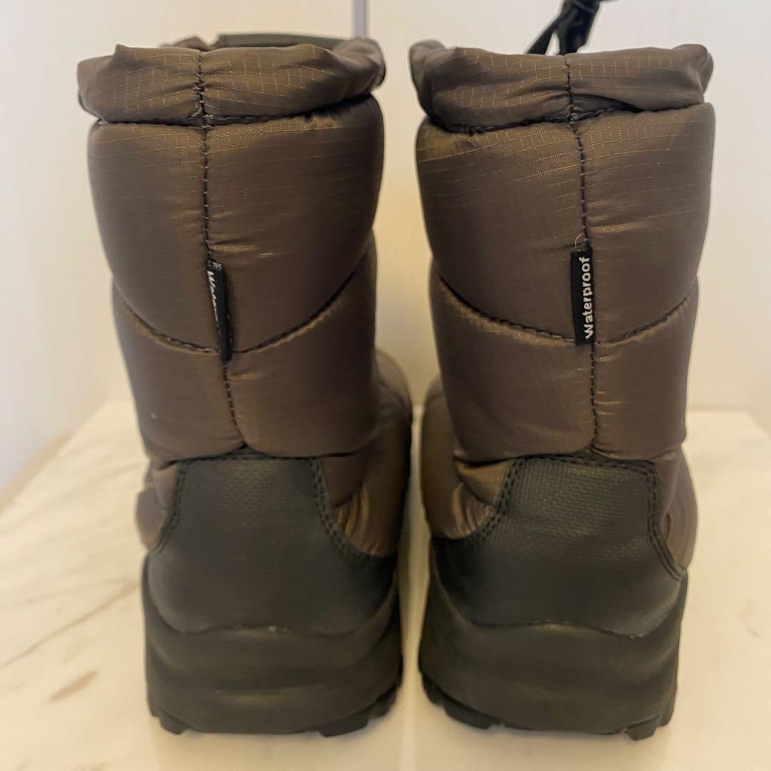 【美品】ノースフェイス ヌプシ ダウンブーツ 24cm ブラウン