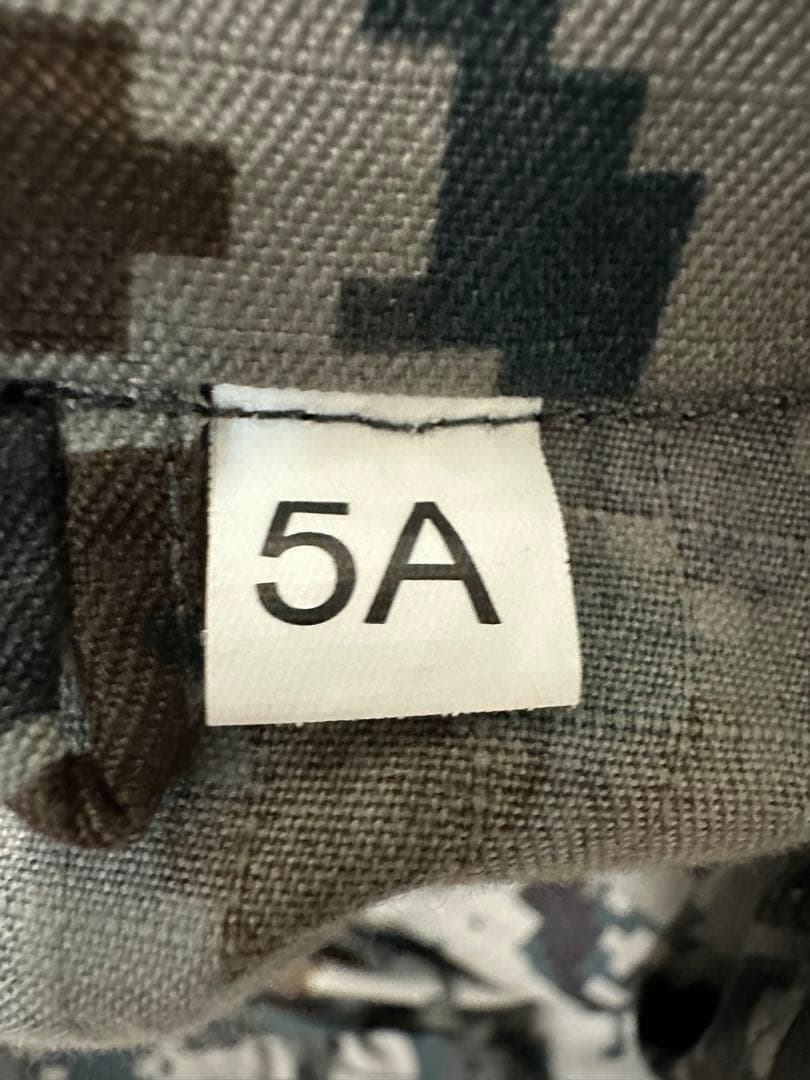 航空自衛隊　リップストップ作業服　5A 市販品(レプリカ) 戦闘服　迷彩服