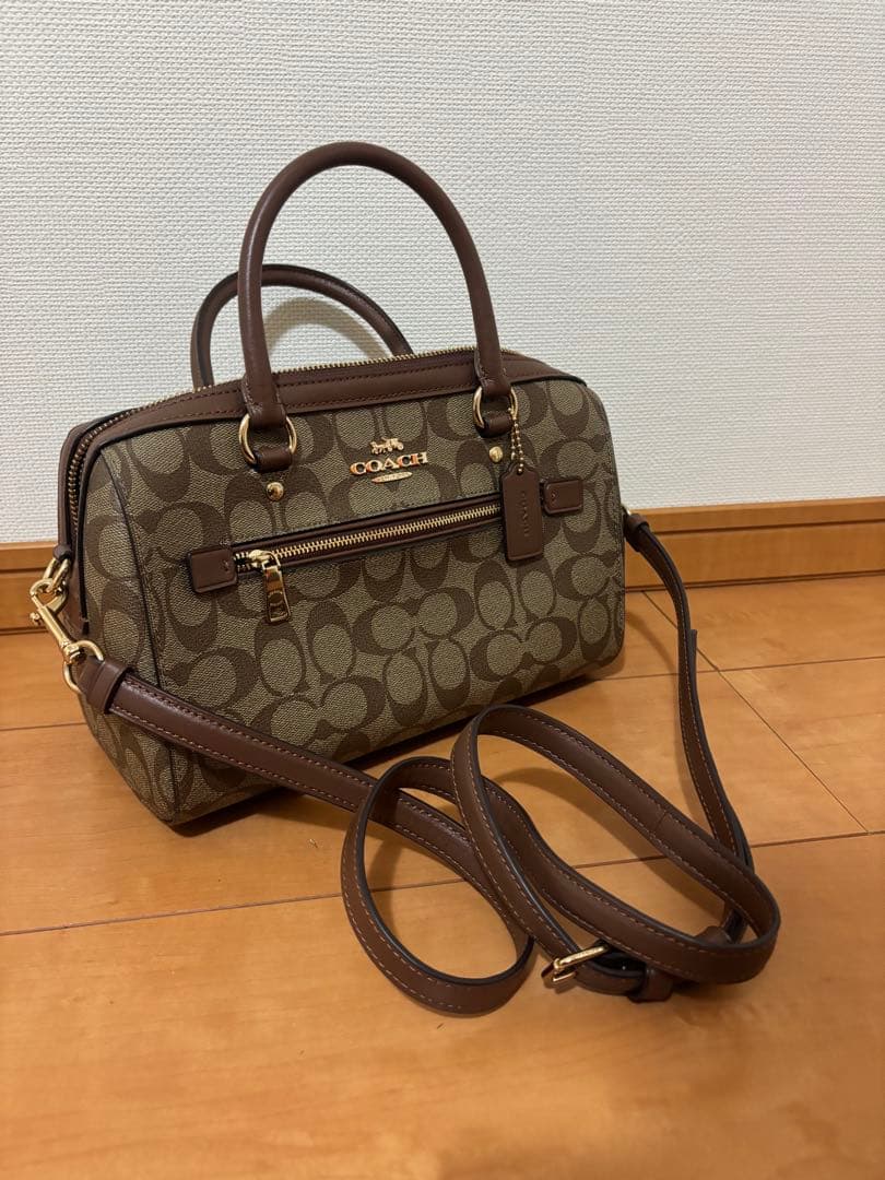 COACH ボストンバッグ ブラウン