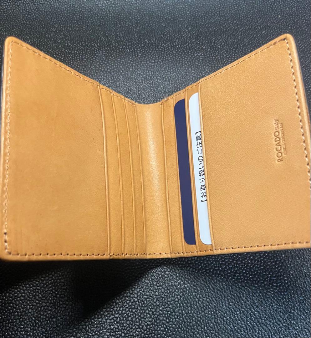 ロカド シェルコードバン 財布 二つ折り イタリア馬革 レザー本革　コードバン