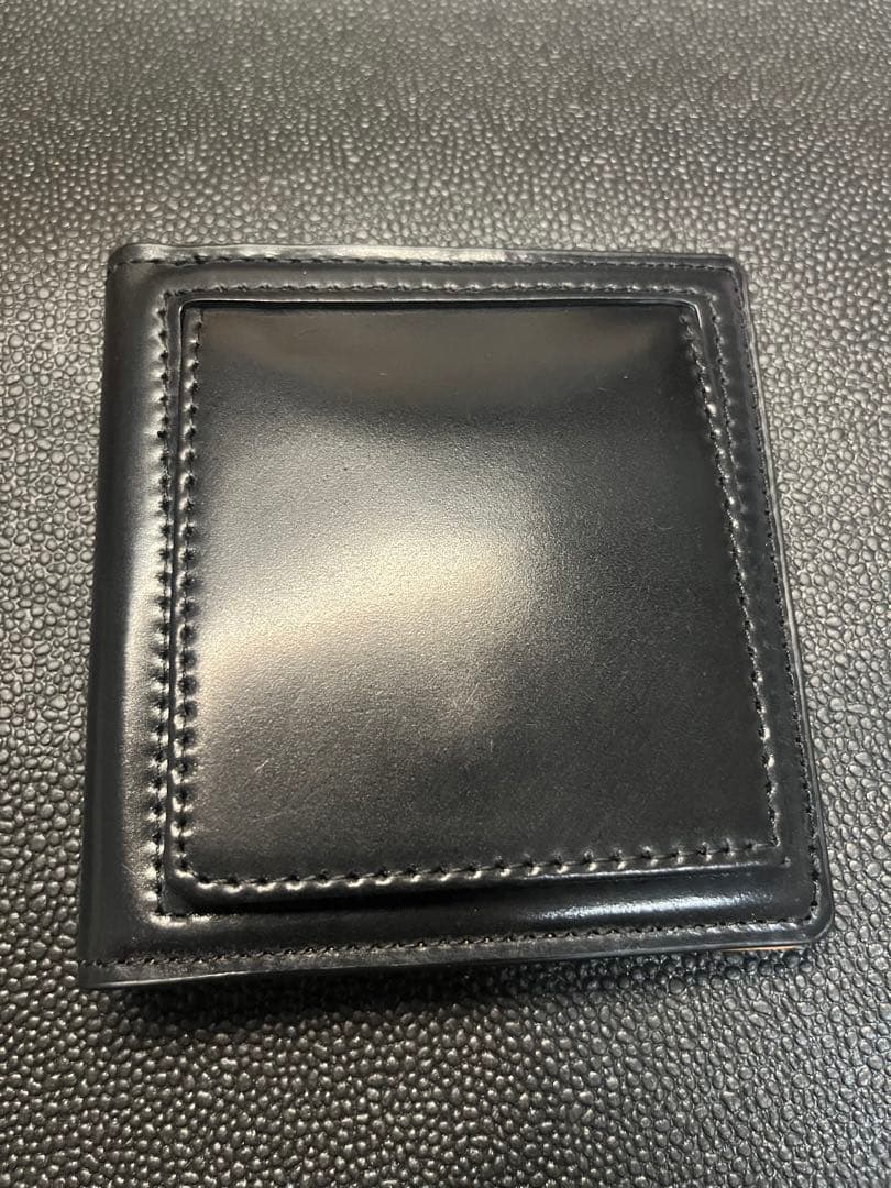 ロカド シェルコードバン 財布 二つ折り イタリア馬革 レザー本革　コードバン