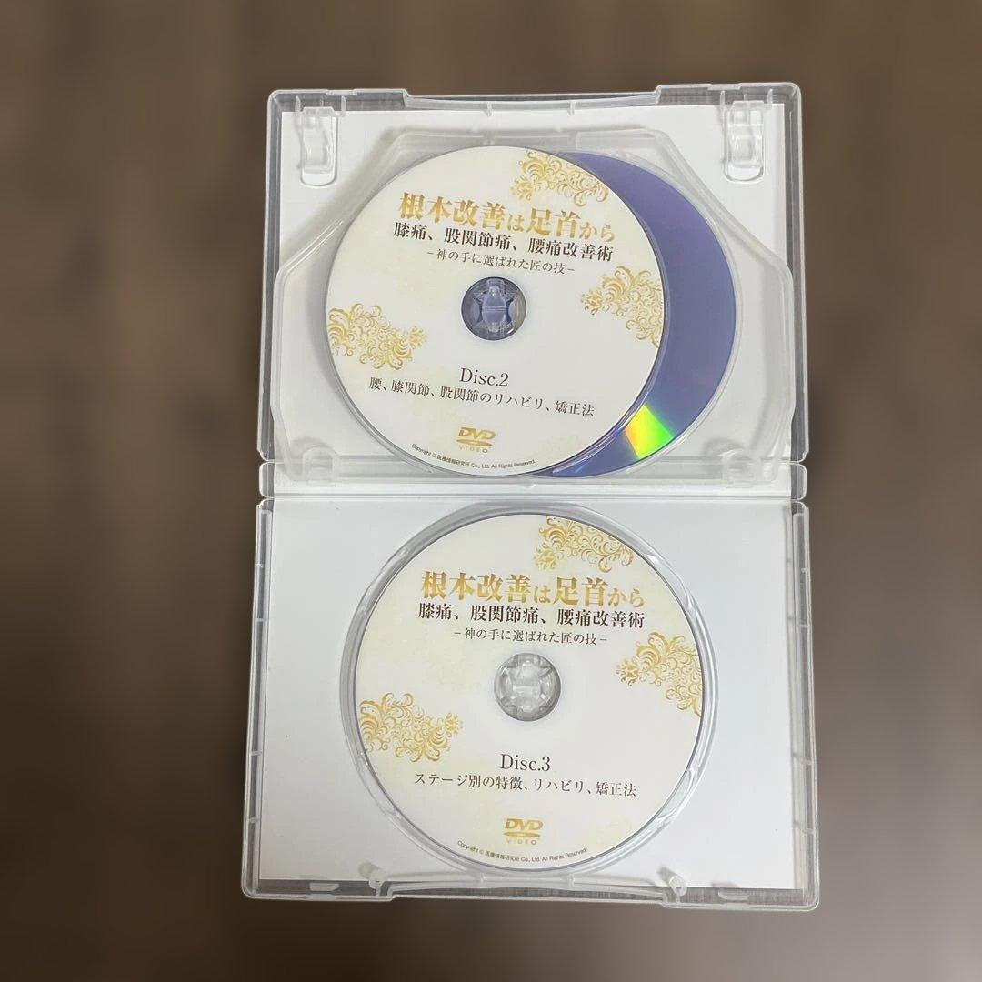 根本改善は足首から膝痛、股関節痛、腰痛改善術 DVD 3枚組 角田紀臣 つのだ式