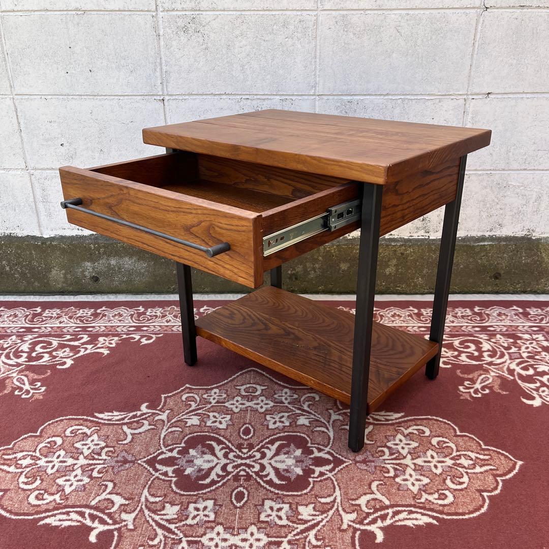 ACME アクメファニチャー◾️木製天板 エンドテーブル インダストリアル