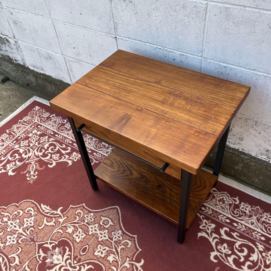 ACME アクメファニチャー◾️木製天板 エンドテーブル インダストリアル