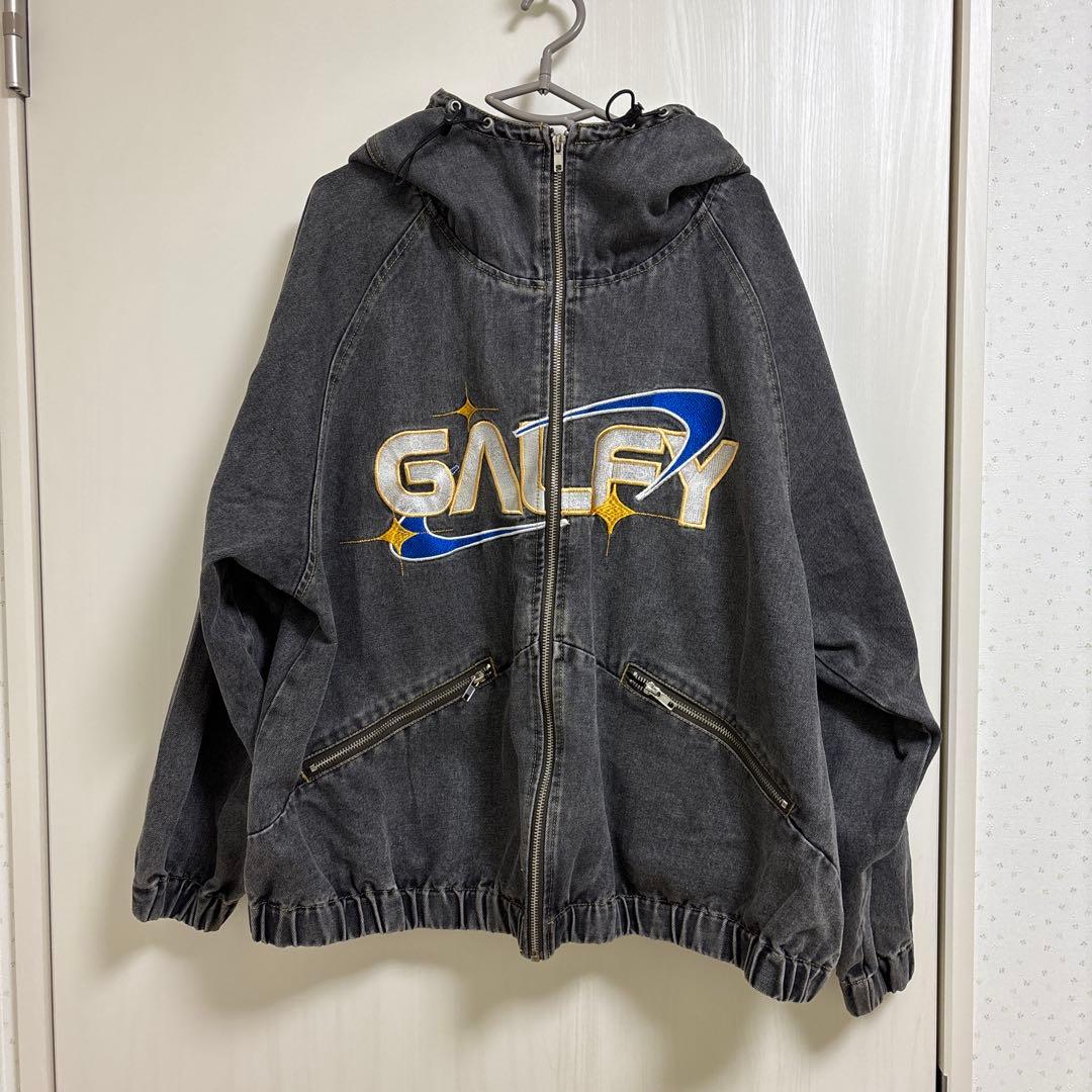GALFY　ガルフィー　ダーティーデニムフードジャケット　L　完売品