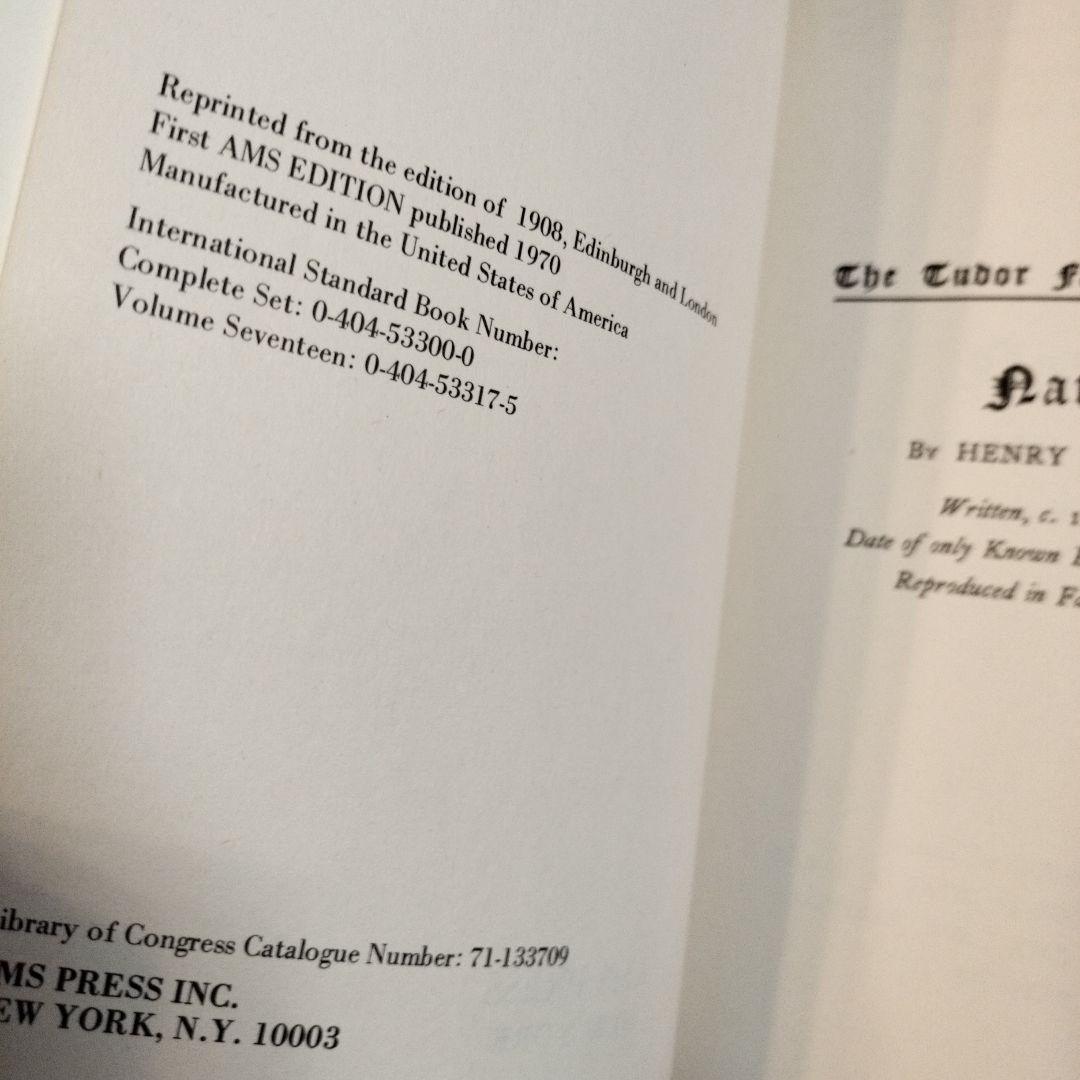 The Tudor Facsimile Texts 2冊セット