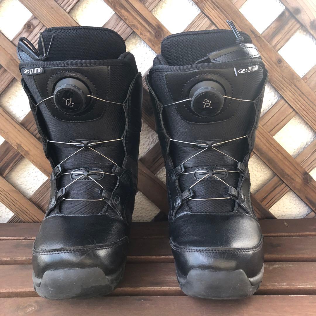 ZUMA　スノーボードブーツ　黒　23.0cm　ダイヤル式　ブラック