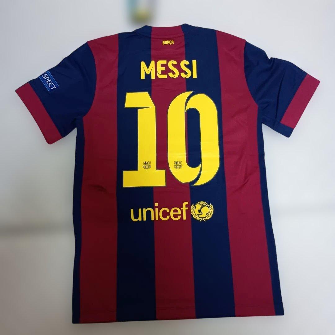 メッシ　バルセロナCLファイナル使用ユニフォーム　ナイキ未使用品