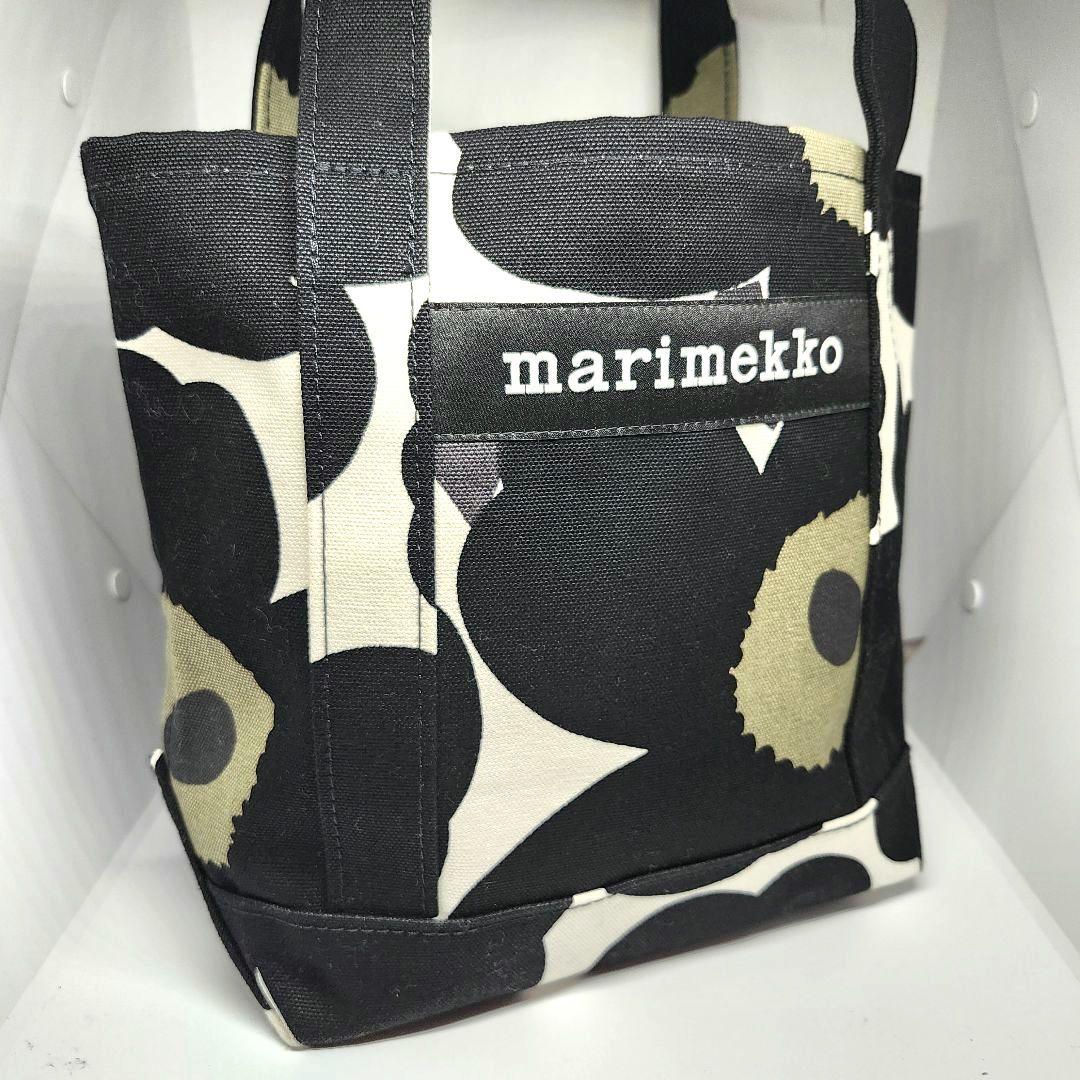 美品 マリメッコ marimekko ピエニ ウニッコ セイディ バッグ 黒
