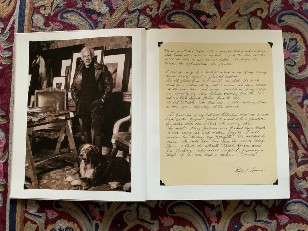 Diary of a Collector Ralph Lauren 写真集