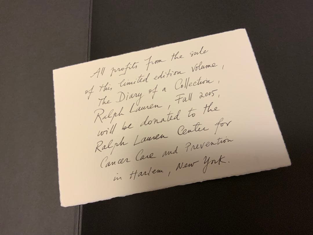 Diary of a Collector Ralph Lauren 写真集