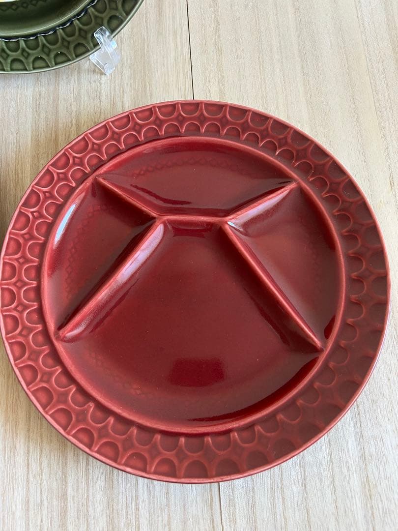 サルグミンヌ フォンデュプレート4枚　仕切り皿 フランス プロカント