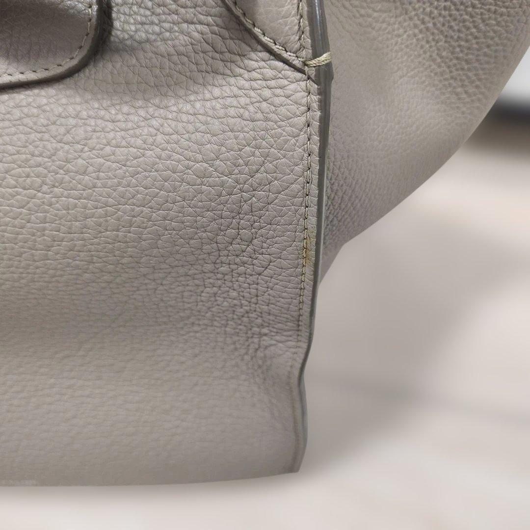 セリーヌ　CELINE　ビッグバック　新ロゴ　ライトトープ　スモール　美品