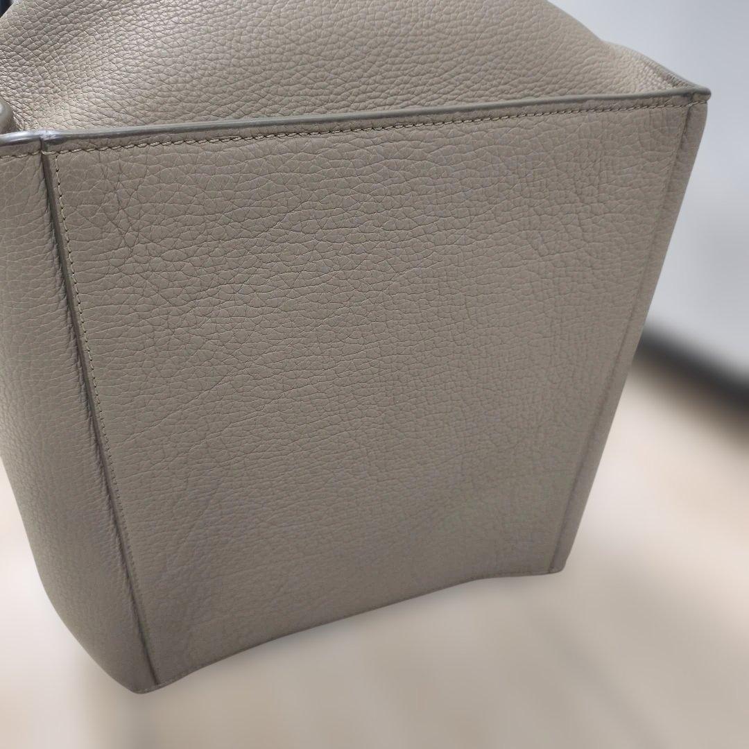 セリーヌ　CELINE　ビッグバック　新ロゴ　ライトトープ　スモール　美品