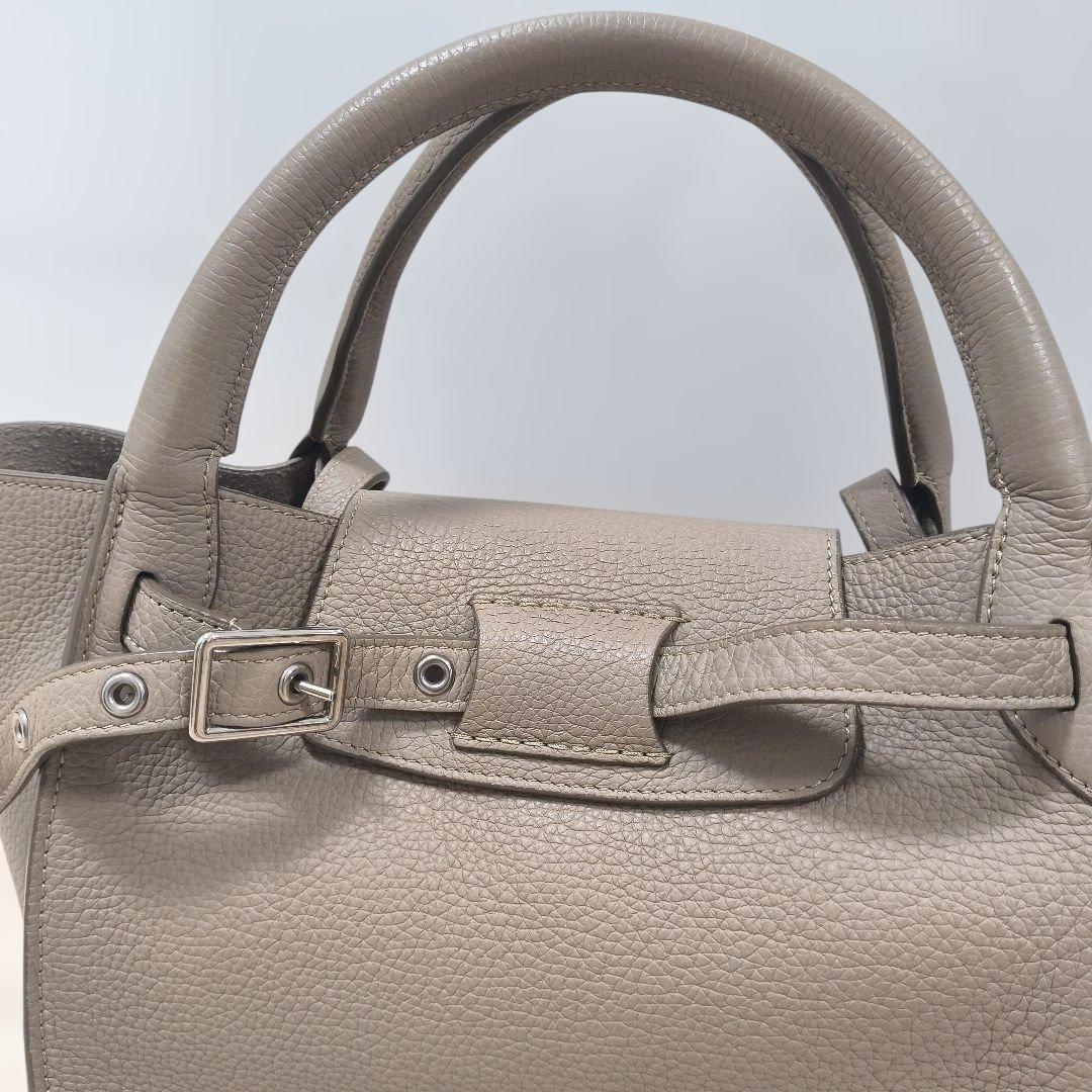 セリーヌ　CELINE　ビッグバック　新ロゴ　ライトトープ　スモール　美品