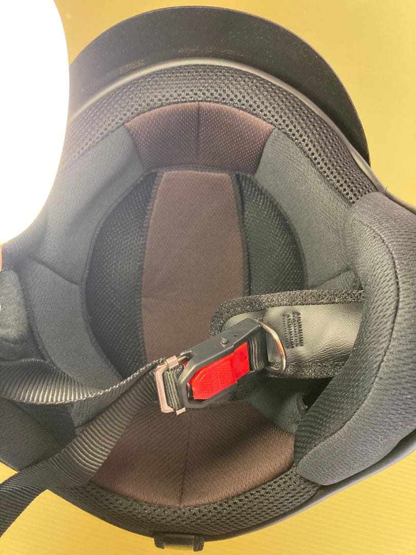 ゴールド　ジェットヘルメット　tt &co bell ムーンアイズ　目深加工