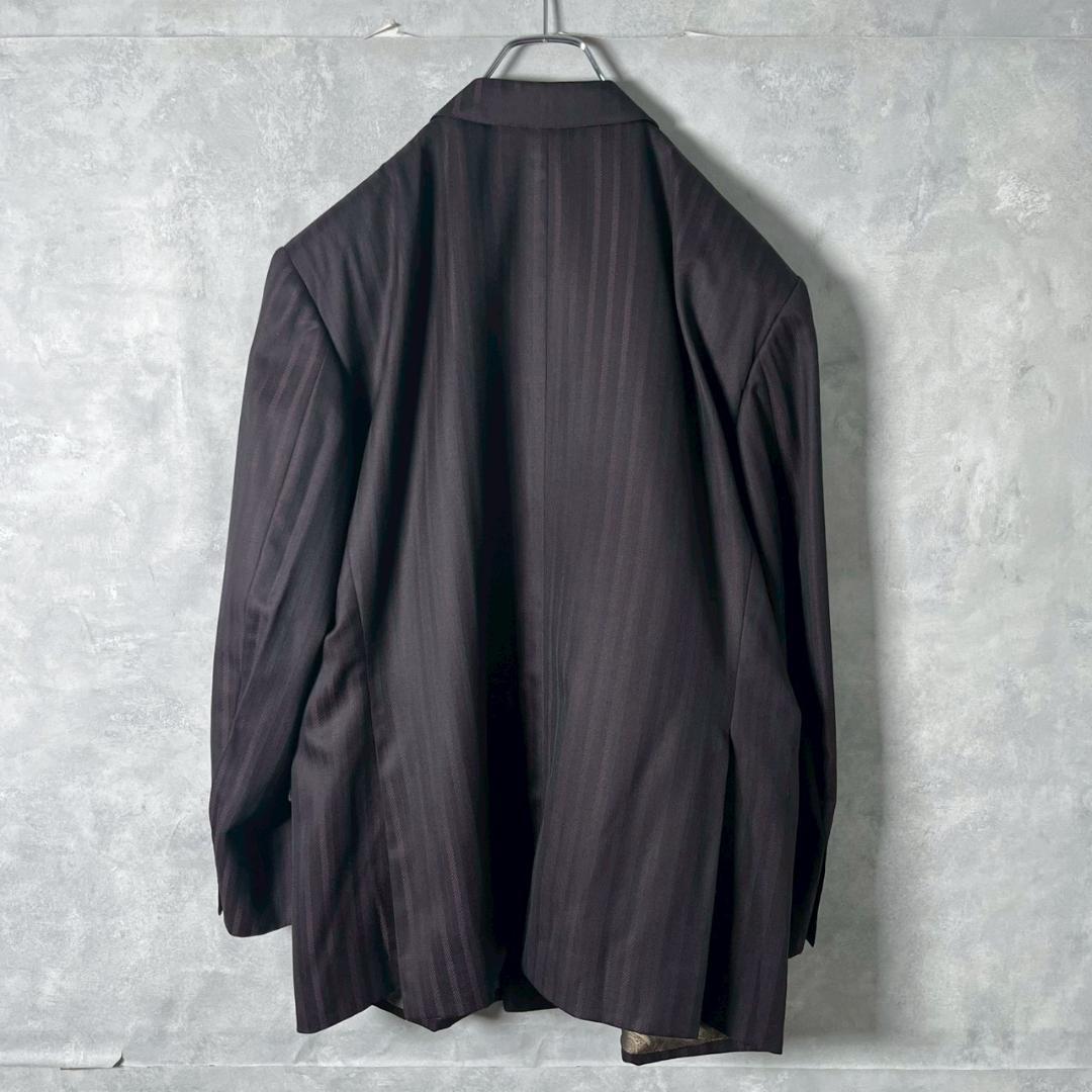 雰囲気◎ LANVIN 裏地ペイズリー ダブル スーツ 成人式　N2001