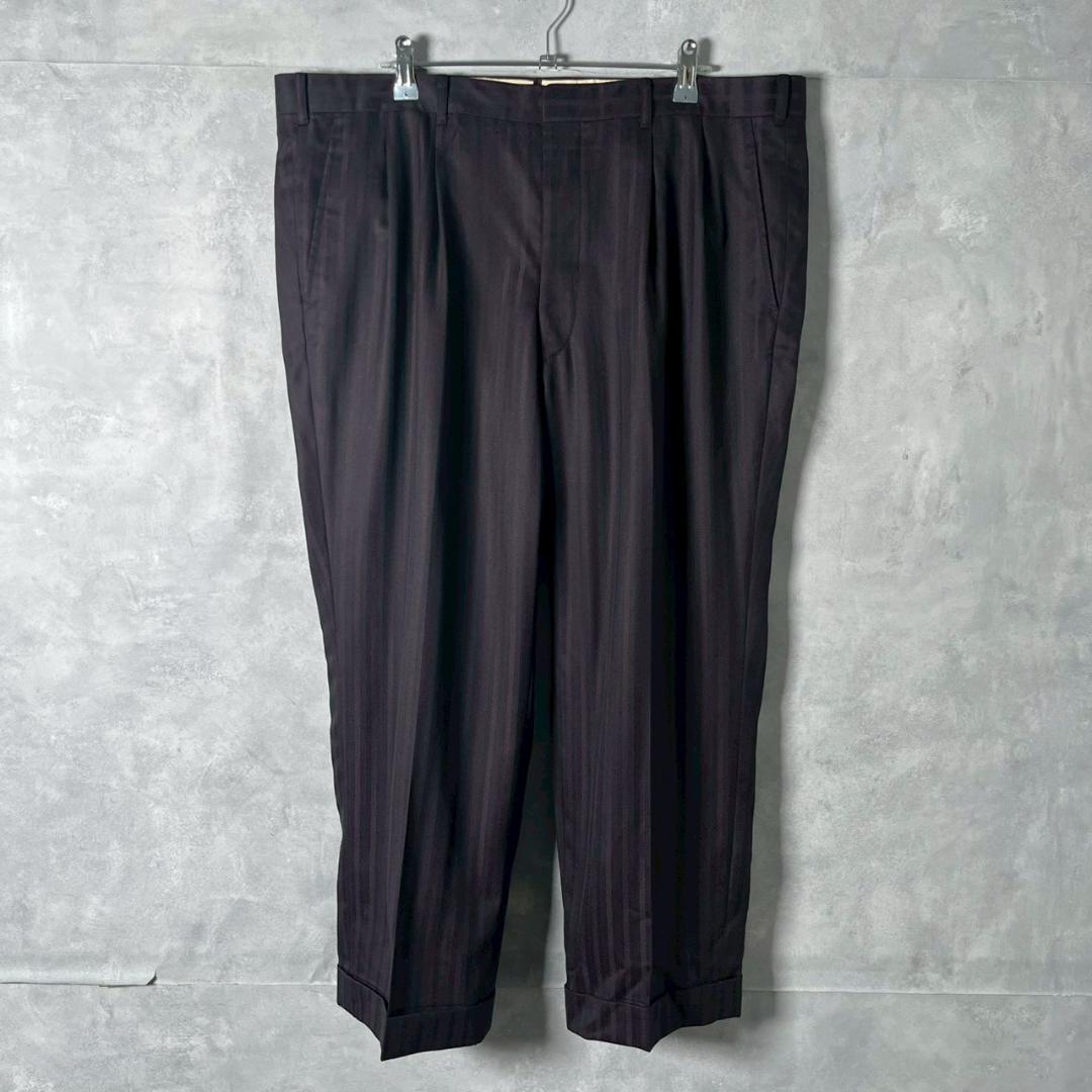 雰囲気◎ LANVIN 裏地ペイズリー ダブル スーツ 成人式　N2001