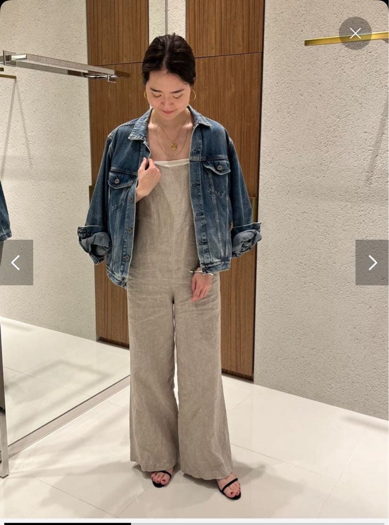 Plage 名古屋店限定Narrow Camisole Salopette 36