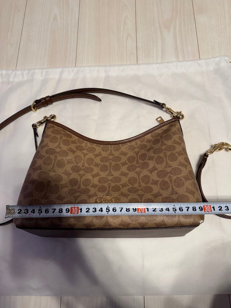 COACH コーチ、ロゴプリント ショルダーバッグ、ハンドバッグ