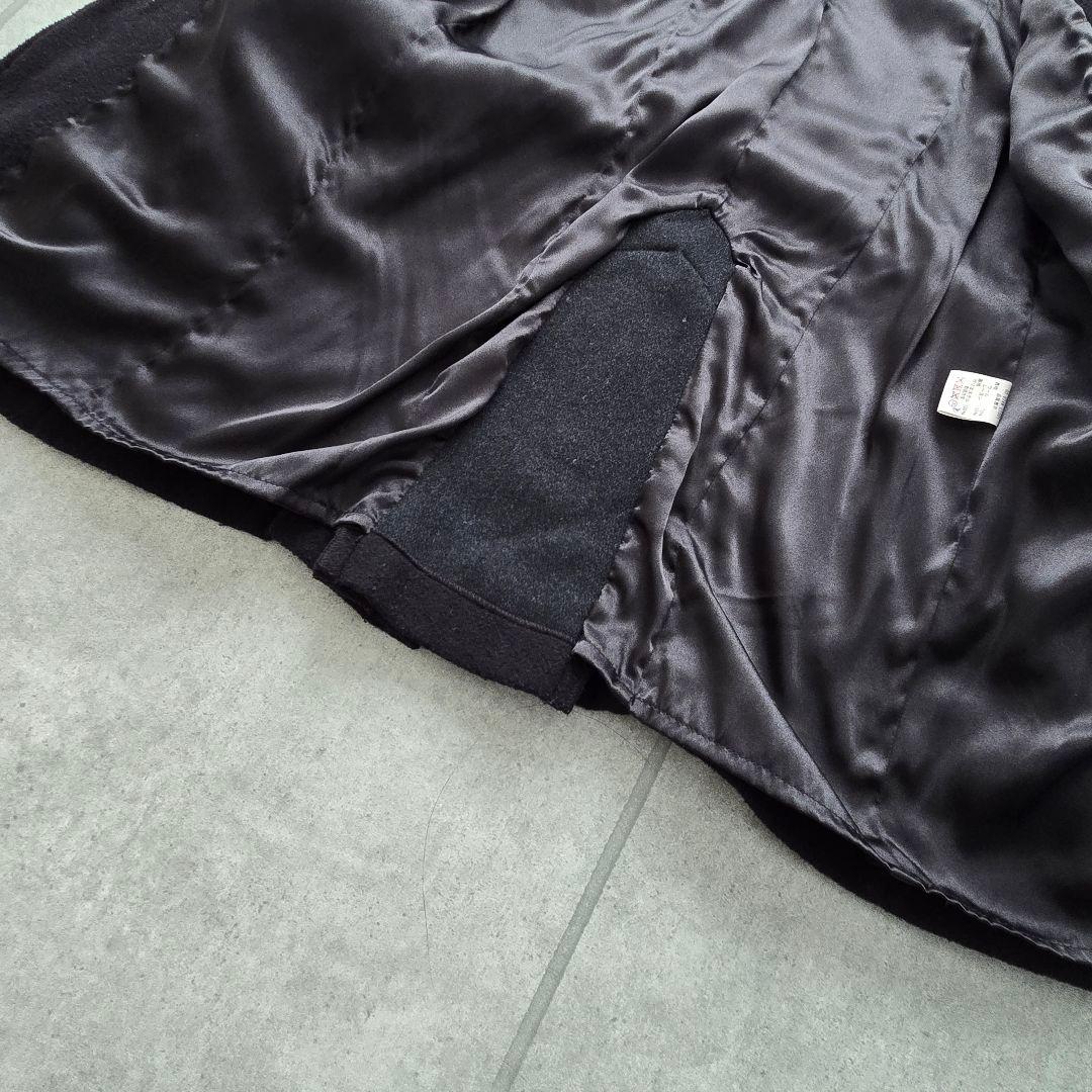 ヴィンテージ ナポレオンコート 金ボタン ブラック ウール