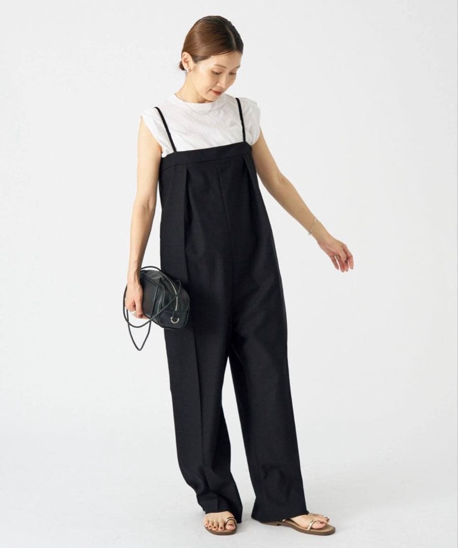 【タグ付き】IENA リネン混オールインワン 36サイズ