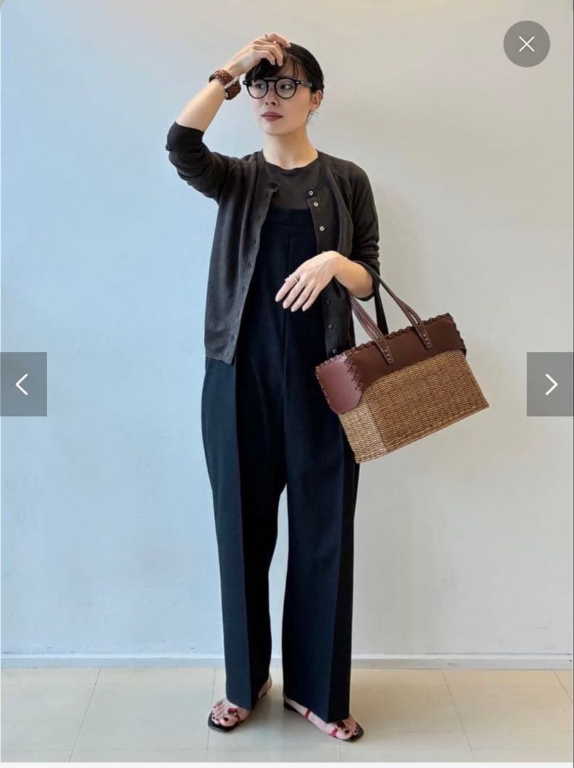 【タグ付き】IENA リネン混オールインワン 36サイズ