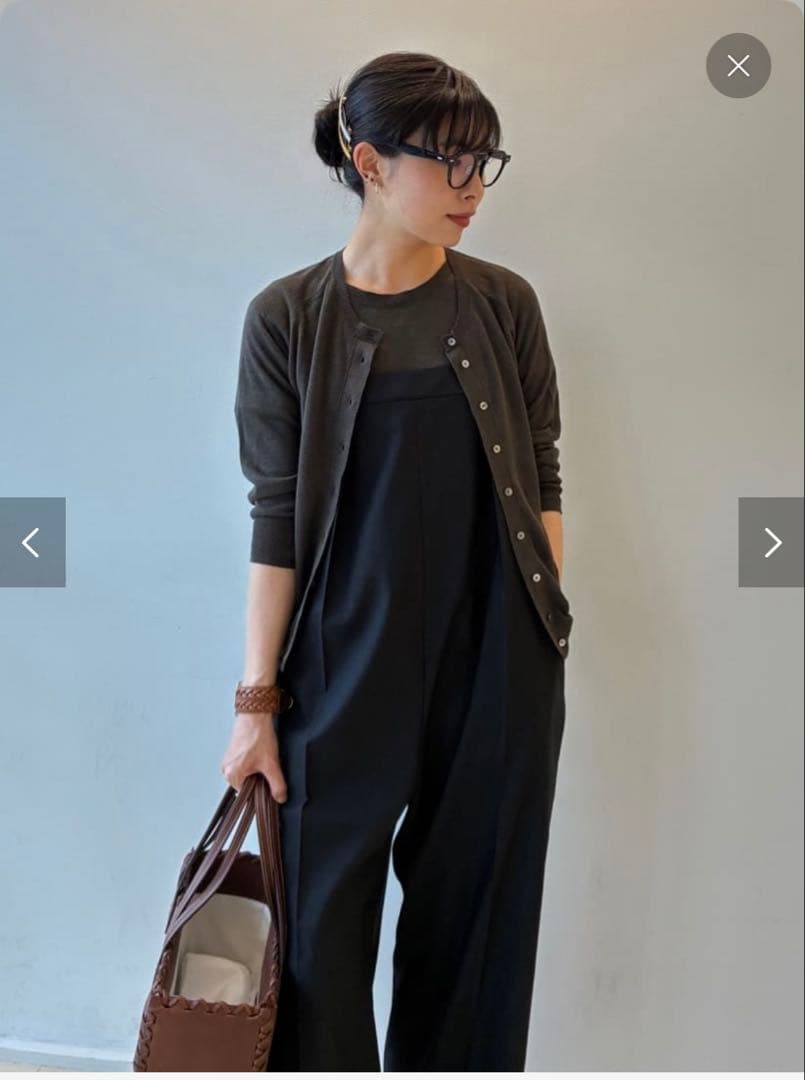 【タグ付き】IENA リネン混オールインワン 36サイズ