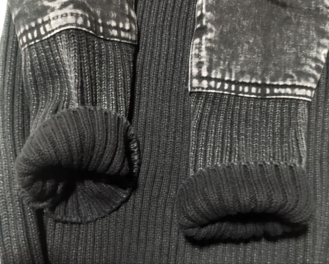 美品　ヒステリックグラマー　HG HEADコマンドリブニットロングワンピース　F