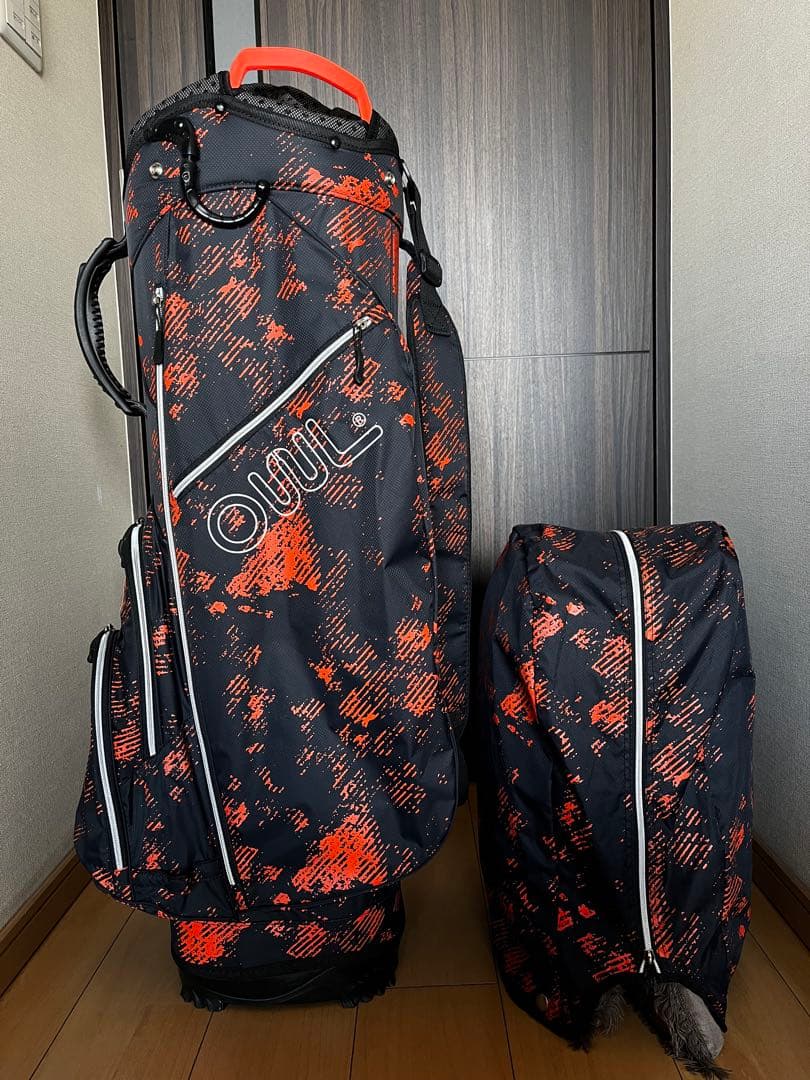 超美品OUULオウル 超軽量1.9kg カートキャディバッグ 14分割9.5型