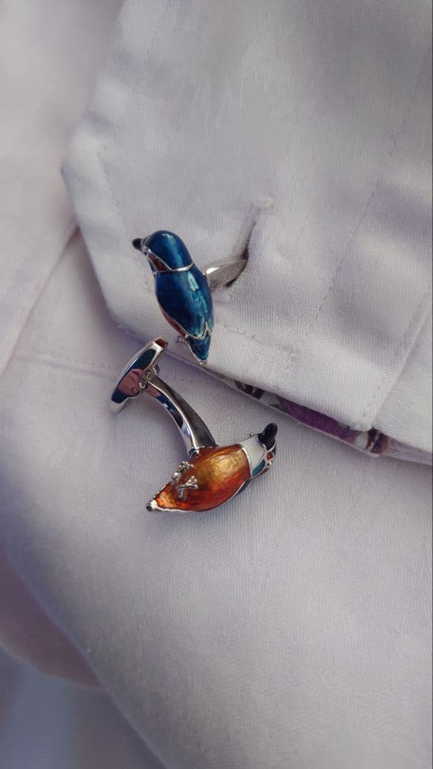 ぴ*☆様 Paul Smith 鳥デザイン カフリンクス　未使用