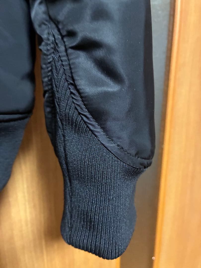 【未使用品】ユニクロ+J ハイブリッド MA-1 ダウンジャケット L ブラック