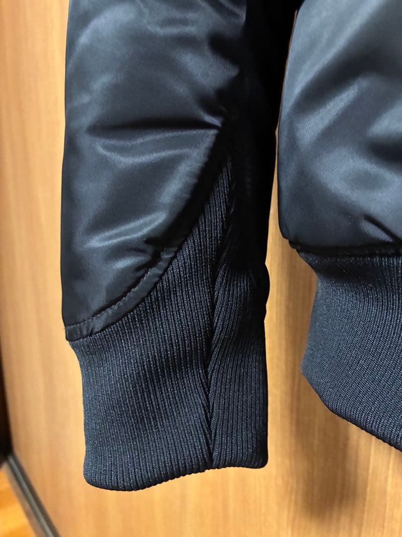 【未使用品】ユニクロ+J ハイブリッド MA-1 ダウンジャケット L ブラック