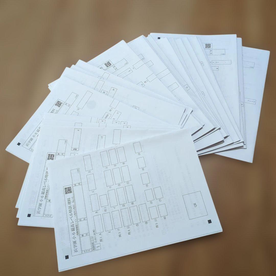 2025年度版★小6 理科 最高レベル特訓 No.15〜40テスト付き★浜学園