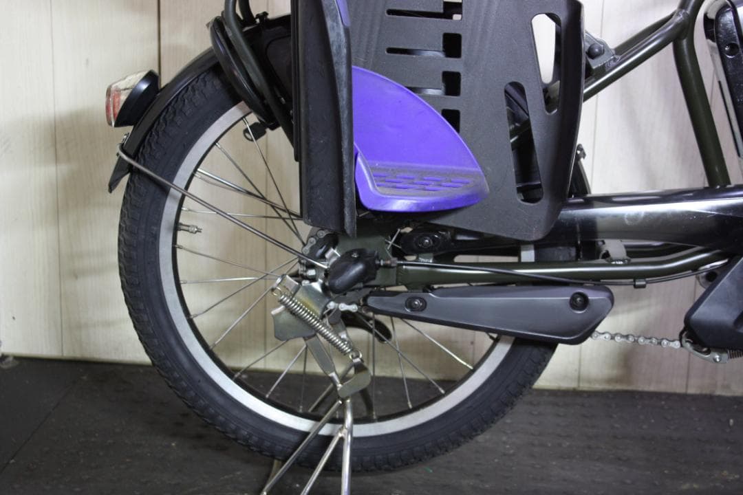 ヤマハPASKissmini X863-0002 20型大容量8.1AH無光沢緑