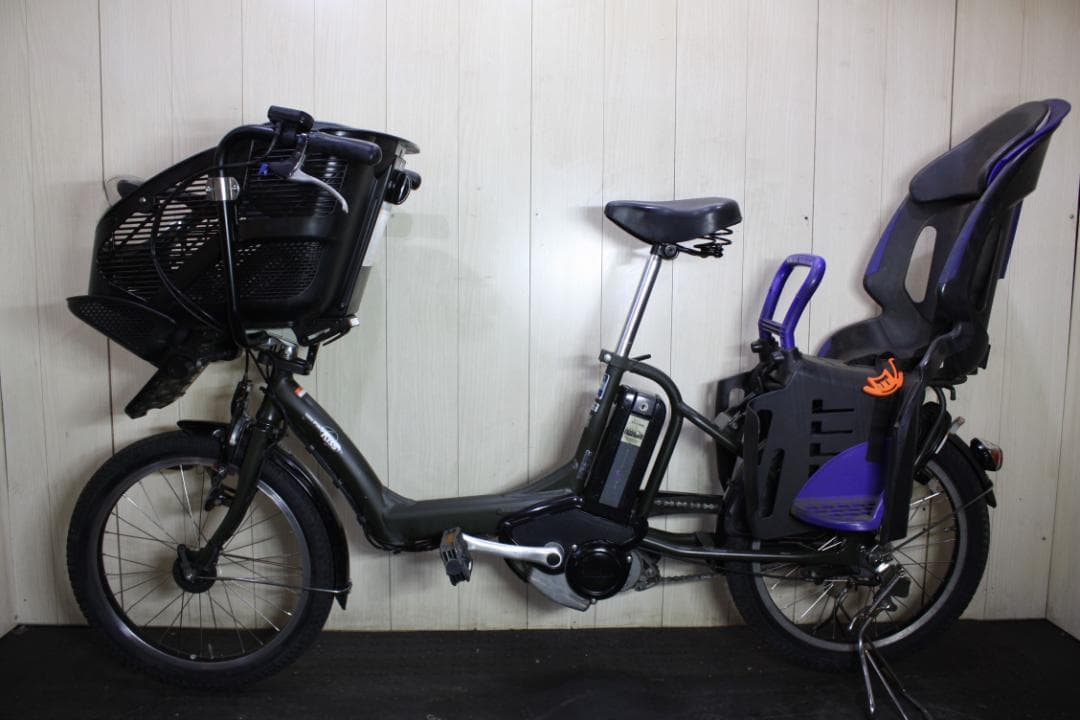 ヤマハPASKissmini X863-0002 20型大容量8.1AH無光沢緑