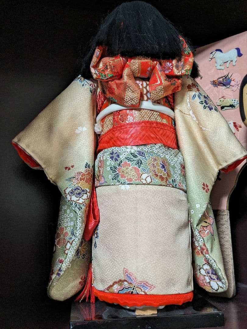 松乾斎東光作　市松人形　42センチ銀座かぶきや