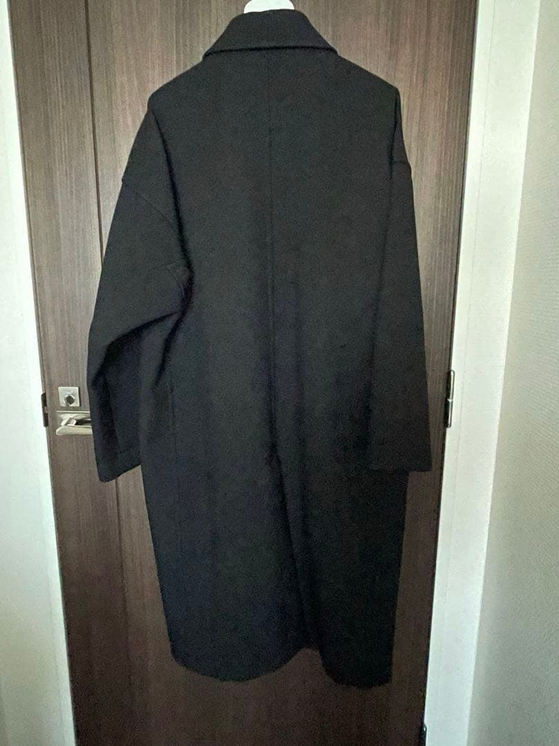 【新品未使用】エルメス　コート　黒　40 レディース