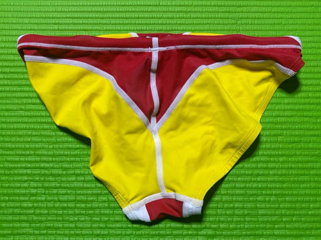 競パン スピード SPEED 赤黄 中古品 XOサイズ